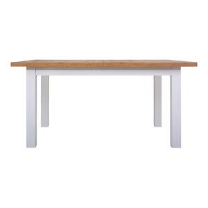 BRW Jedálenský stôl: HOLTEN Farba: dub wotan/ biela alpská