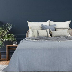 ArtFir Prikrývka na posteľ PALERMO | modrá  220 x 240 cm