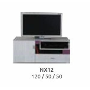 Meblar  Študentská izba Next čierna Next: TV skrinka Next NX12 čierna / š. 120 x v. 50 x h. 50 cm