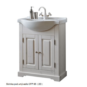 ArtCom Kúpeľňová zostava ROMANTIC Romantic: Skrinka pod umývadlo  CFP 65 (2D) - 862 / 65 x 81 x 32 cm