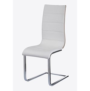 Jedálenská stolička WE-5021 Farba: Biela