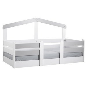 Detská posteľ 90x190 boom - biela/šedá