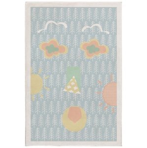 Kusový koberec 120x180cm feliz - modrá/mix farieb