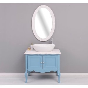 Malá kúpeľňová zostava lady 711 - modrá/biela