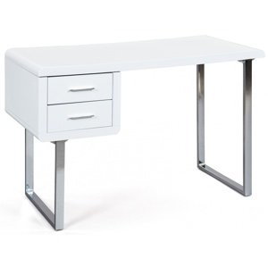 Písací stôl simona - biela