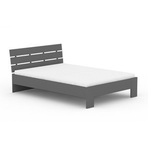 Moderná posteľ rea nasťa 140x200cm - graphite