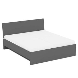 Manželská posteľ rea oxana 160x200cm - graphite