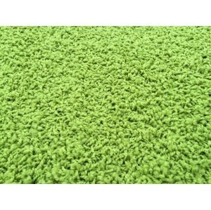 Kusový koberec color shaggy - zelené jablko - obdélník 57x120cm