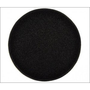 Eton černý koberec kulatý - 80 cm