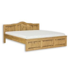 Masívna posteľ 90x200cm acc 04 - k15 hnedá borovica