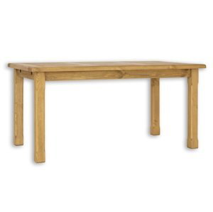 Drevený jedálenský stôl 80x120cm mes 02 b - k09 prírodná borovica