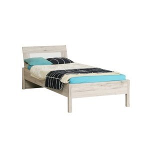 Detská posteľ beach 90x200cm - dub pieskový / biela