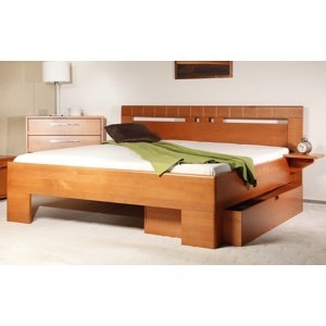 Masívna posteľ s úložným priestorom varezza 1 - 160/180 x 200cm - 180