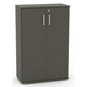 Široká dverová skrinka rea office s30 + d3 (2ks) - graphite - výber