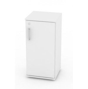Malá dverová skrinka rea office 20 + d2 - biela