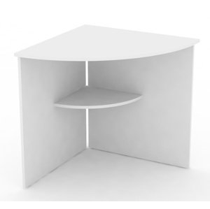 Rohový stôl rea office 66 - biela