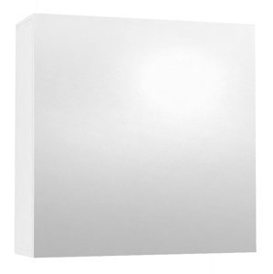 Závesná skrinka so zrkadlom rea rest 6 - biela