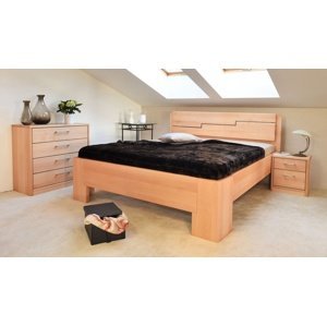 Masívna posteľ s úložným priestorom manhattan 3- 160/180 x 200cm - 160