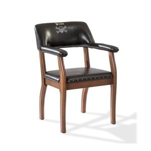 Detská stolička jack - buk/čierna