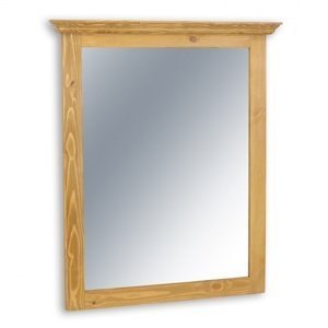Zrkadlo s dreveným rámom cos 03 - k17 biely vosk