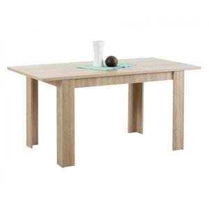 Jedálenský stôl s rozkladaním albert 120x80cm - dub sonoma