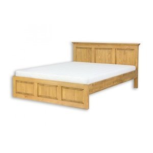Masívna posteľ 160x200 acc 03 - k17 biely vosk
