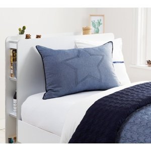 Prikrývka na posteľ stars - modrá