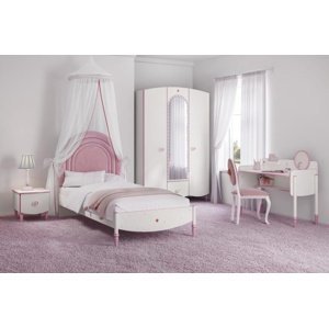 Dievčenská izba susy - biela/ružová