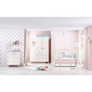 Izba pre bábätko sunbow - béžová/ružová/modrá