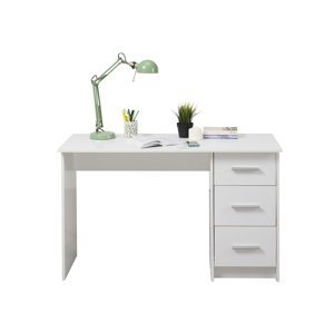 Písací stôl palma - biela