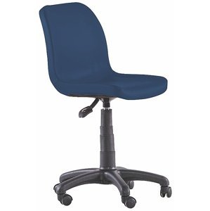 Otočná stolička na kolieskach common - modrá