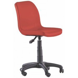 Otočná stolička na kolieskach common - červená