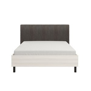 Manželská posteľ 160x200 donna - jaseň biely/čierna