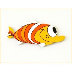 Dětská dekorace ryba oranž. 55cm