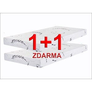 Matrac 1 + 1 zdarma alena - pur pena - 85 x 185 cm