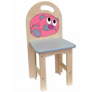 Dětská židlička medvídek
