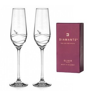 Diamante poháre na šampanské Venezia s kryštály Swarovski 230 ml 2KS
