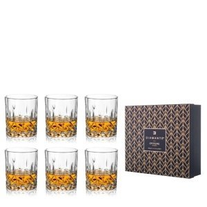 Diamante luxusní poháre na whisky Dorchester 6KS 340ml