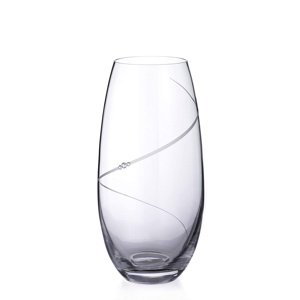 Diamante sklenená váza Silhouette City Barel so Swarovski kryštálmi 25 cm