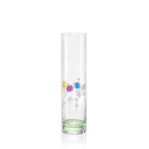 Crystalex sklenená váza Lúka Mix 24 cm