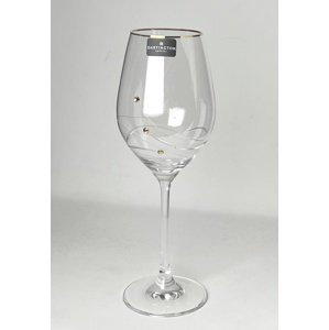 Diamante Dartington poháre na biele víno s kryštálmi Swarovski 330 ml 1KS