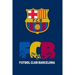 Detský uterák s motívom FC Barcelona RDE14 Šírka: 30 cm | Dĺžka: 50 cm