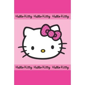Ružový detský uterák Hello Kitty Šírka: 40 cm | Dĺžka: 60 cm