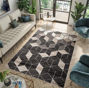 domtextilu.sk Moderný koberec s geometrickým vzorom 61320-236064