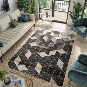 domtextilu.sk Moderný koberec s geometrickým vzorom 61320-236067