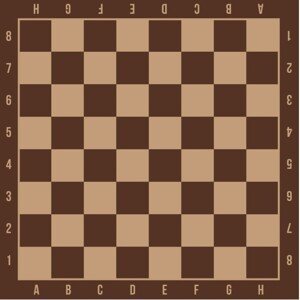 Šachy pre deti nálepka na stôl 54 x 54 cm
