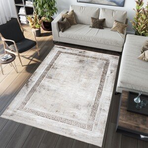 domtextilu.sk Dizajnový vintage koberec s geometrickým vzorom 68225-243165