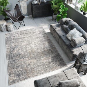 domtextilu.sk Dizajnový moderný koberec so vzorom v hnedých odtieňoch 68283-243294