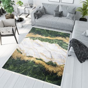 domtextilu.sk Moderný koberec s protišmykovou úpravou a abstraktným vzorom 68570-243978