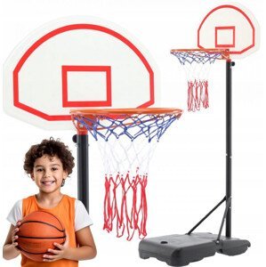 Basketbalový kôš s nastaviteľným stojanom 165 - 205 cm